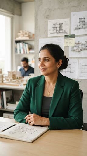 Portrait of Ar. J. Rajan, Principal Spatial Architect
